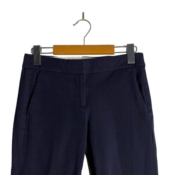 J. Crew Women’s Campbell Navy Ankle Chino Pants - Picture 2 of 10